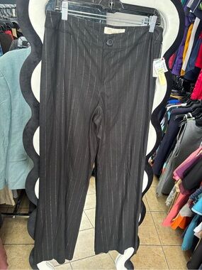 Mainbocher Pinstripe Straight Leg Pants